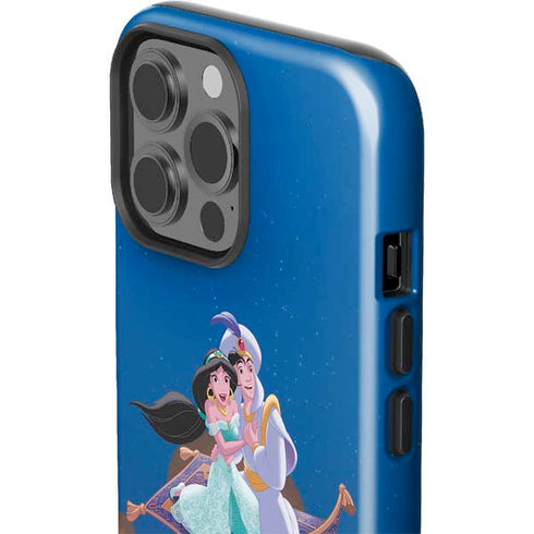 Disney Aladdin and Jasmine Magic Carpet iPhone 15 Pro Max Impact Case