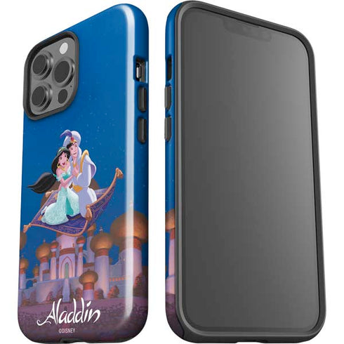 Disney Aladdin and Jasmine Magic Carpet iPhone 15 Pro Max Impact Case