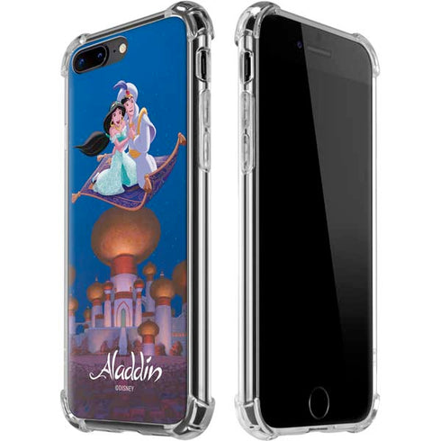 Disney Aladdin and Jasmine Magic Carpet iPhone 7/8 Plus Clear Case