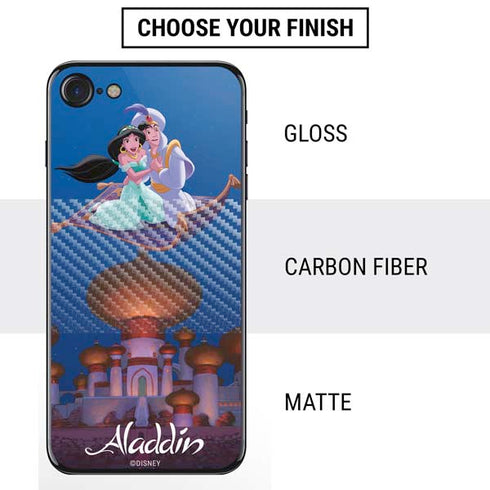 Disney Aladdin and Jasmine Magic Carpet iPhone SE (2nd & 3rd Gen) Skin