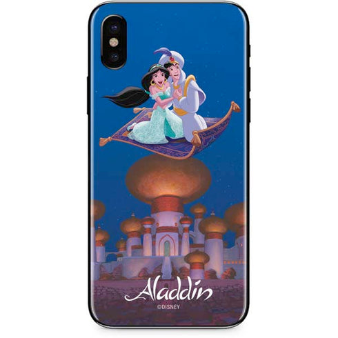 Disney Aladdin and Jasmine Magic Carpet iPhone X Skin