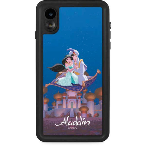 Disney Aladdin and Jasmine Magic Carpet iPhone XR Waterproof Case