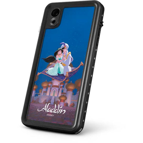 Disney Aladdin and Jasmine Magic Carpet iPhone XR Waterproof Case