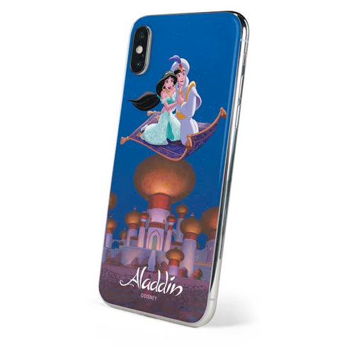 Disney Aladdin and Jasmine Magic Carpet iPhone XS Skin