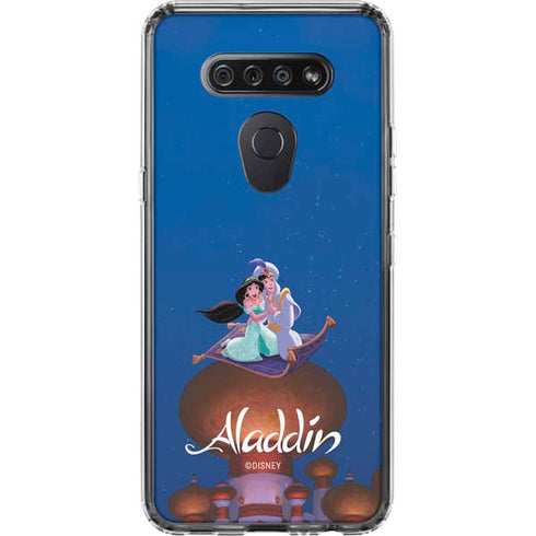 Disney Aladdin and Jasmine Magic Carpet LG K51/Q51 Clear Case
