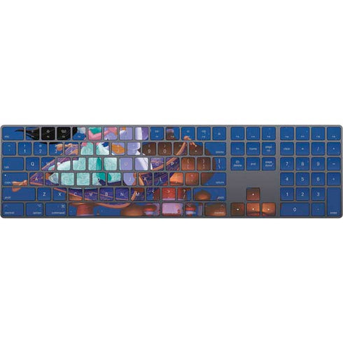 Disney Aladdin and Jasmine Magic Carpet Magic Keyboard with Numeric Keypad Skin
