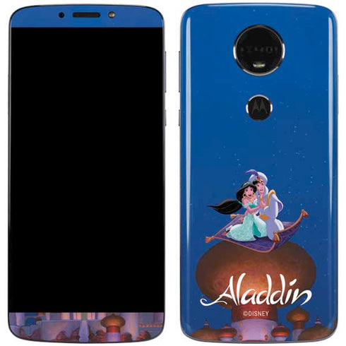 Disney Aladdin and Jasmine Magic Carpet Moto E5 Plus Skin