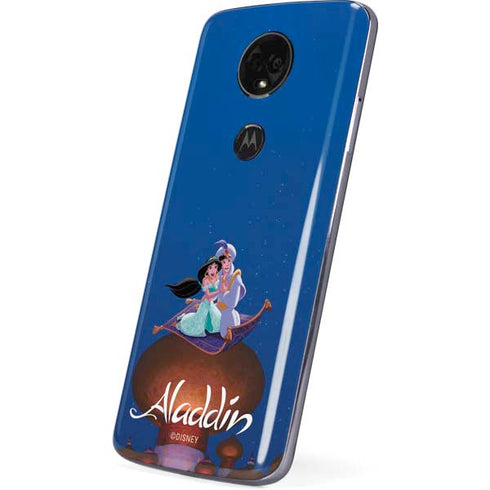 Disney Aladdin and Jasmine Magic Carpet Moto E5 Plus Skin