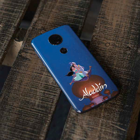 Disney Aladdin and Jasmine Magic Carpet Moto E5 Plus Skin