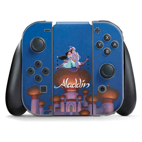 Disney Aladdin and Jasmine Magic Carpet Nintendo Switch (2017-2021) Joy-Con Controller Skin