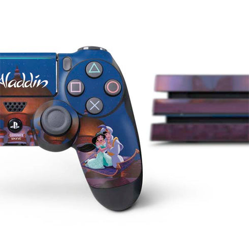 Disney Aladdin and Jasmine Magic Carpet PS4 Pro Bundle Skin