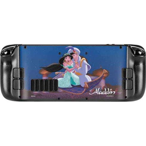 Disney Aladdin and Jasmine Magic Carpet Steam Deck Handheld Gaming Computer Skin