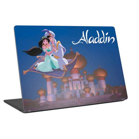 Disney Aladdin and Jasmine Magic Carpet Universal Laptop 12in (9.8 x 6.8in) Skin