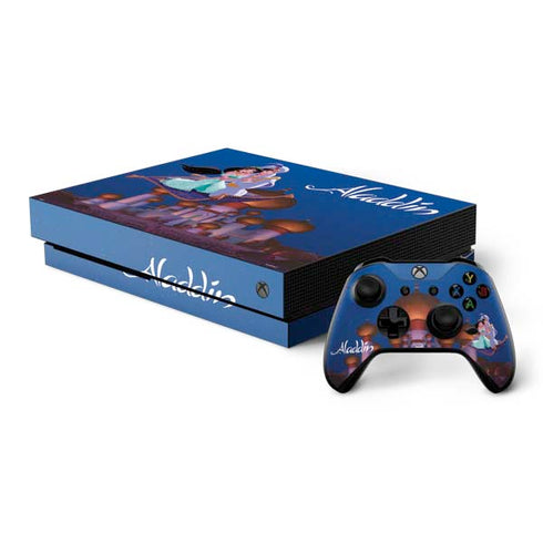 Disney Aladdin and Jasmine Magic Carpet Xbox One X Bundle Skin