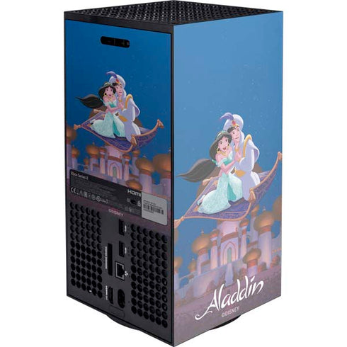 Disney Aladdin and Jasmine Magic Carpet Xbox Series X Console Skin