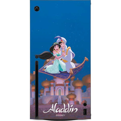Disney Aladdin and Jasmine Magic Carpet Xbox Series X Console Skin