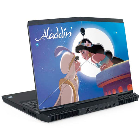 Disney Aladdin and Princess Jasmine Kiss Dell Alienware Skin