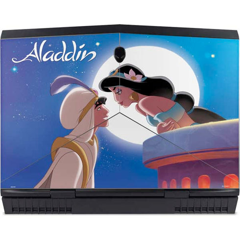 Disney Aladdin and Princess Jasmine Kiss Dell Alienware Skin