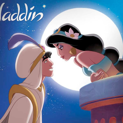 Disney Aladdin and Princess Jasmine Kiss Dell Alienware Skin