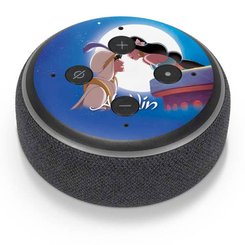 Disney Aladdin and Princess Jasmine Kiss Amazon Echo Dot Skin