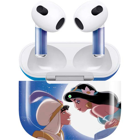 Disney Aladdin and Princess Jasmine Kiss Apple AirPods (3rd Gen 2021) Skin