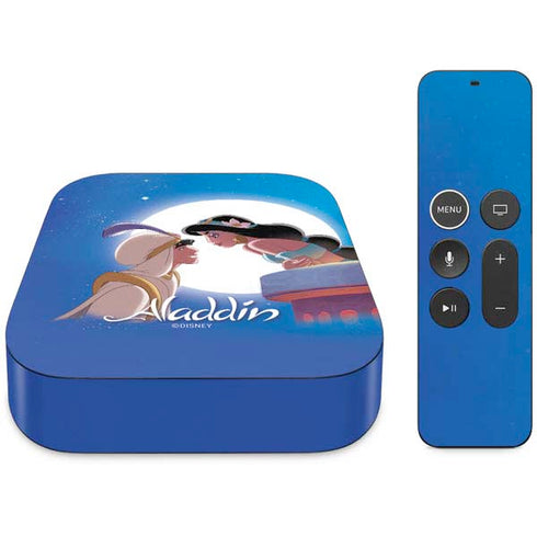 Disney Aladdin and Princess Jasmine Kiss Apple TV Skin