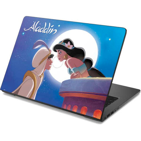 Disney Aladdin and Princess Jasmine Kiss Dell Chromebook Skin