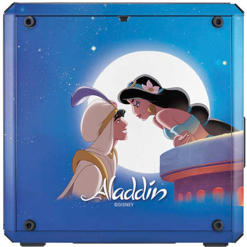 Disney Aladdin and Princess Jasmine Kiss Cooler Master MasterBox Q300L Mini Tower Skin