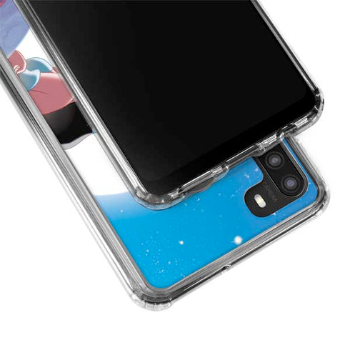 Disney Aladdin and Princess Jasmine Kiss Galaxy A21 Clear Case