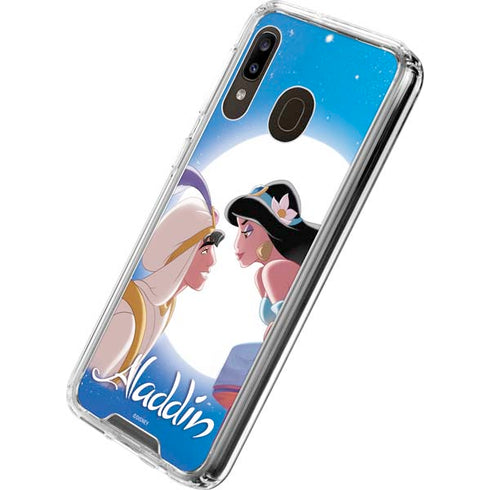 Disney Aladdin and Princess Jasmine Kiss Galaxy A30 Clear Case