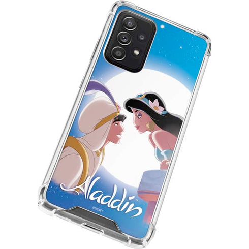 Disney Aladdin and Princess Jasmine Kiss Galaxy A52 5G Clear Case