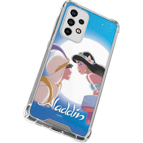 Disney Aladdin and Princess Jasmine Kiss Galaxy A53 5G Clear Case