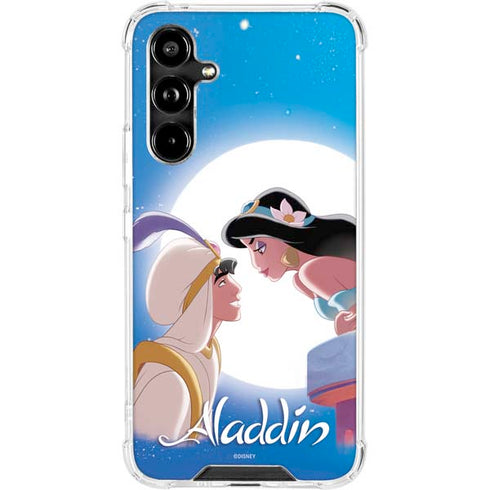 Disney Aladdin and Princess Jasmine Kiss Galaxy A54 5G Clear Case