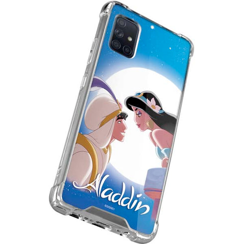Disney Aladdin and Princess Jasmine Kiss Galaxy A71 5G Clear Case
