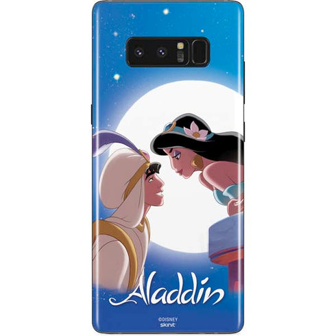 Disney Aladdin and Princess Jasmine Kiss Galaxy Note 8 Skin