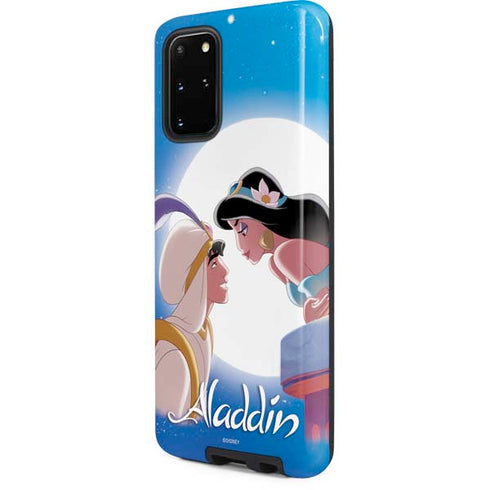 Disney Aladdin and Princess Jasmine Kiss Galaxy S20 Plus Pro Case