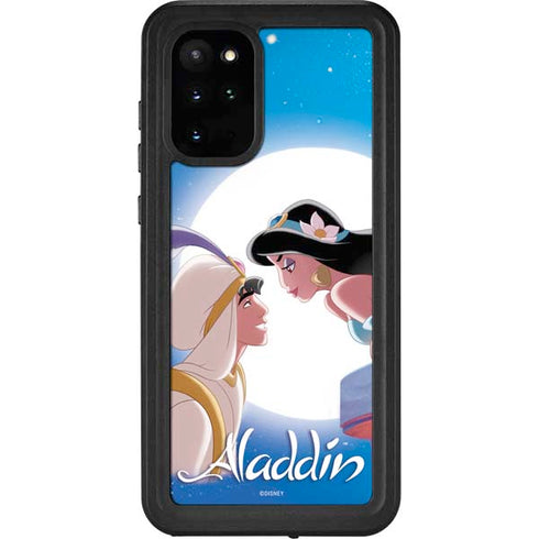 Disney Aladdin and Princess Jasmine Kiss Galaxy S20 Plus Waterproof Case