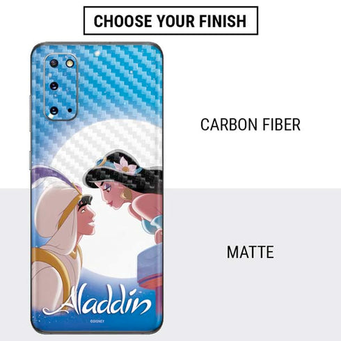 Disney Aladdin and Princess Jasmine Kiss Galaxy S20 Skin
