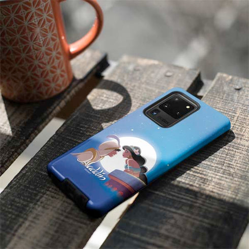Disney Aladdin and Princess Jasmine Kiss Galaxy S20 Ultra 5G Pro Case