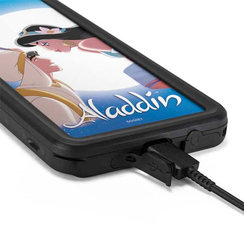 Disney Aladdin and Princess Jasmine Kiss Galaxy S20 Waterproof Case