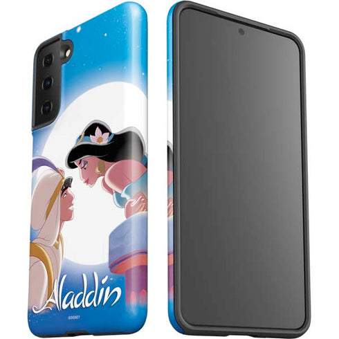 Disney Aladdin and Princess Jasmine Kiss Galaxy S21 FE Pro Case