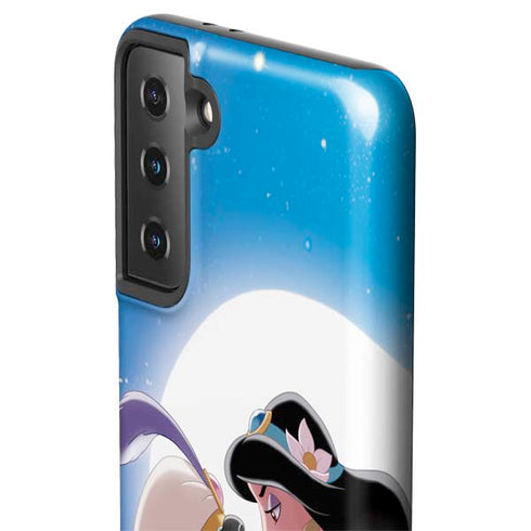 Disney Aladdin and Princess Jasmine Kiss Galaxy S21 Plus 5G Pro Case