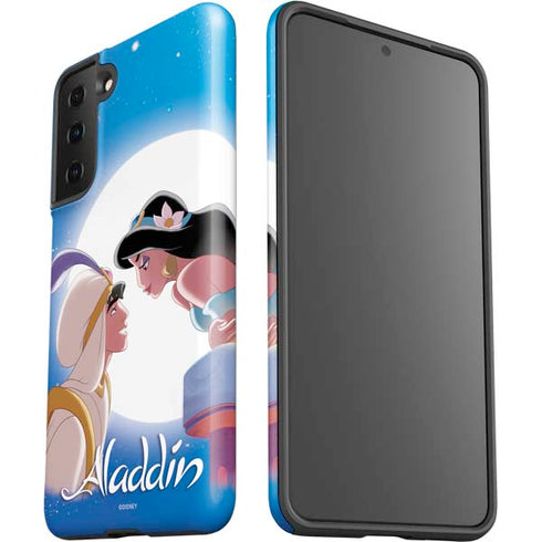 Disney Aladdin and Princess Jasmine Kiss Galaxy S21 Plus 5G Pro Case
