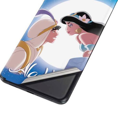 Disney Aladdin and Princess Jasmine Kiss Galaxy S21 Ultra 5G Skin