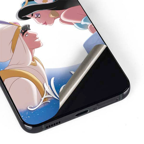Disney Aladdin and Princess Jasmine Kiss Galaxy S22 Skin