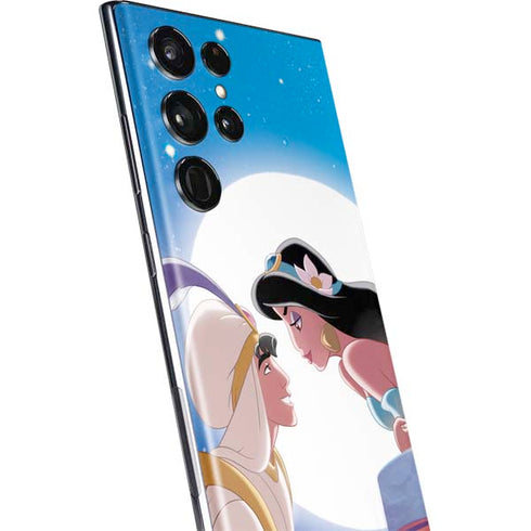 Disney Aladdin and Princess Jasmine Kiss Galaxy S22 Ultra Skin