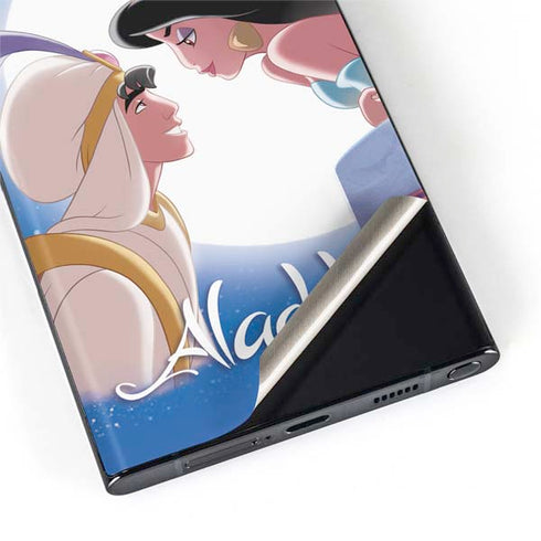Disney Aladdin and Princess Jasmine Kiss Galaxy S22 Ultra Skin