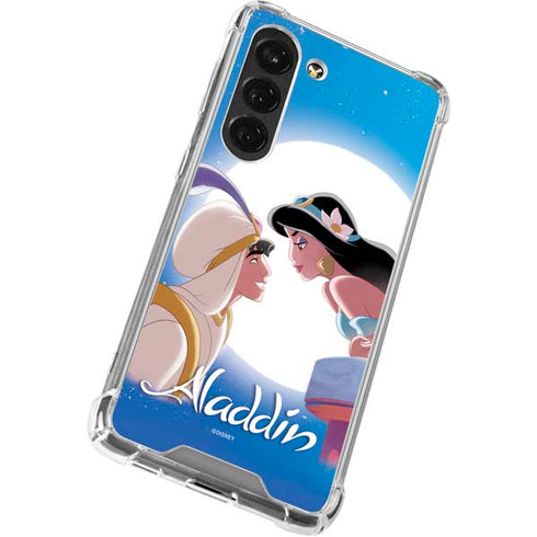 Disney Aladdin and Princess Jasmine Kiss Galaxy S23 Clear Case
