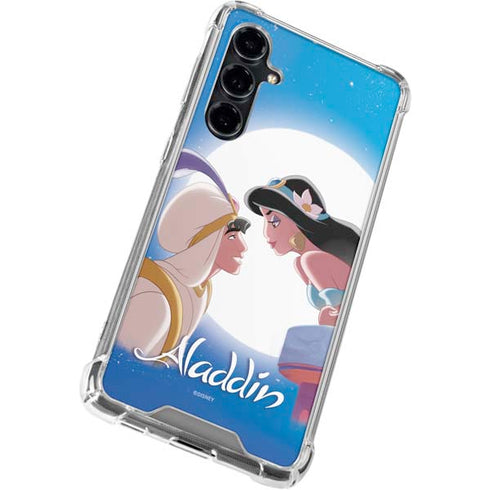 Disney Aladdin and Princess Jasmine Kiss Galaxy S23 FE Clear Case