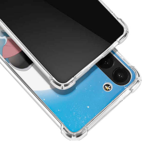 Disney Aladdin and Princess Jasmine Kiss Galaxy S23 Plus Clear Case